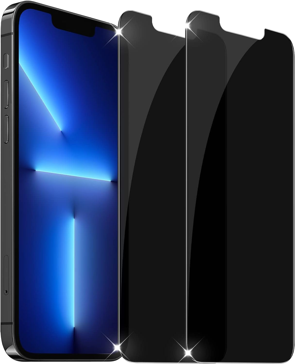 2 Pack for Iphone 16E / Iphone 14 /Iphone 13 /Iphone 13 Pro Privacy Screen Protector, anti Spy Privacy Screen for Iphone 14/13/13 Pro/16E Accessories, Private Case Friendly Film