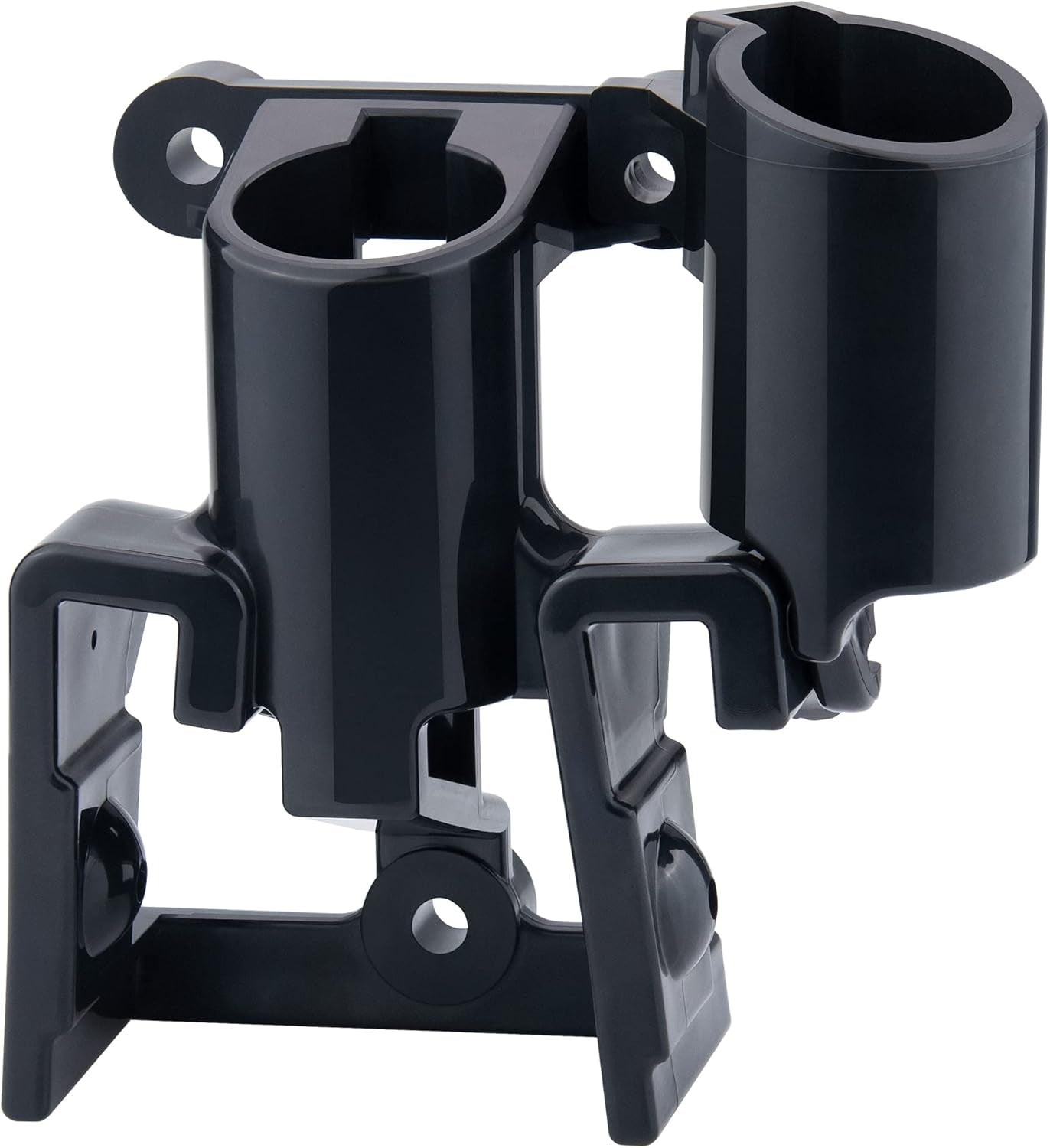 Glad Hand Holder,  2 Plugs and 2 Gladhand Holder for Semi Truck, Air Brake Coiled and Electric Power Cable Organizer Bracket - Black TRUCK DRIVER