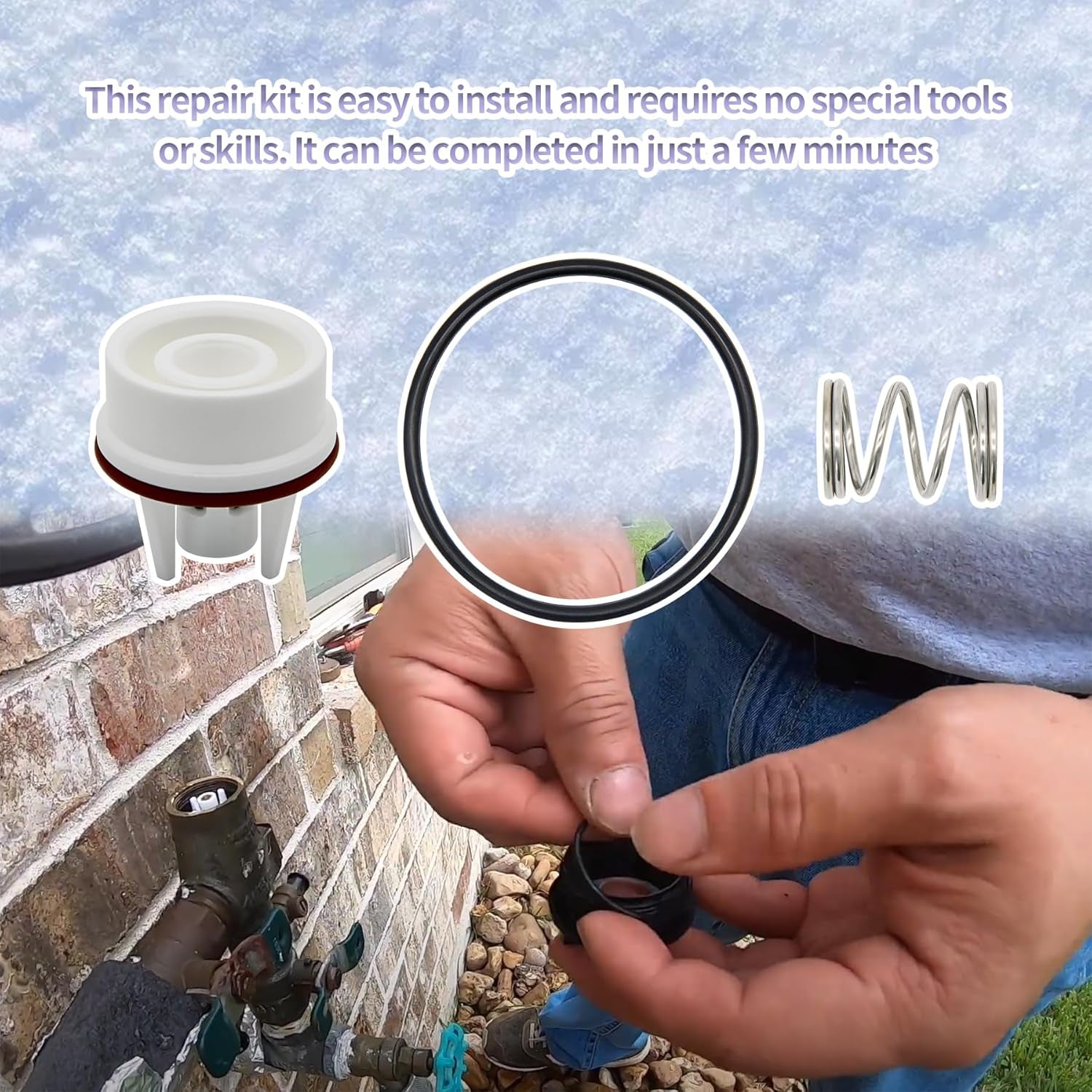 0887725 Vent Float Repair Kit 1/2" & 3/4" Fits for Watts Freeze Resistant 800M4-FR