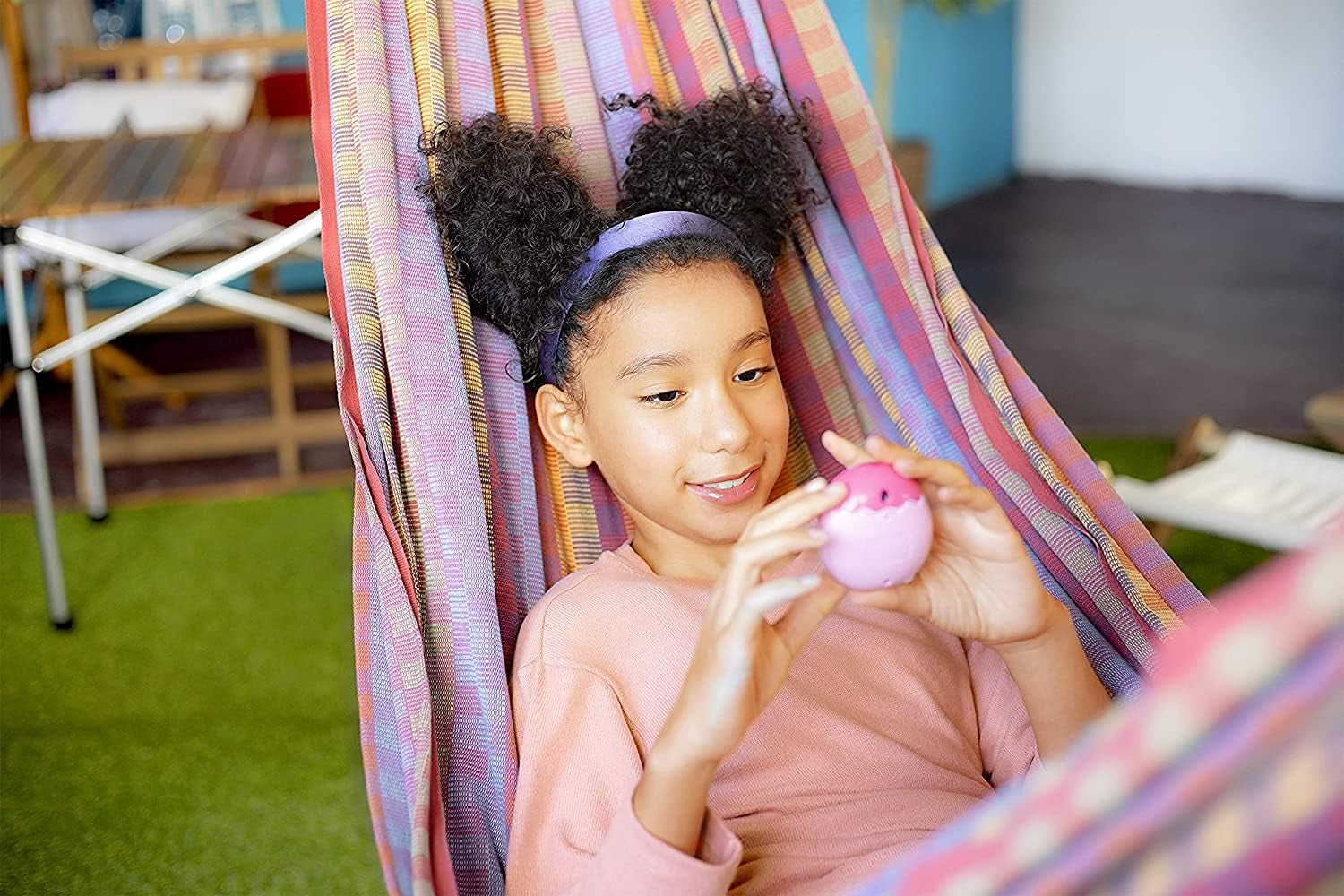 Bandai Pix-The Next Generation of Virtual Reality Pet with Camera, Games and Collectable Characters-Floral, Pink BanUK