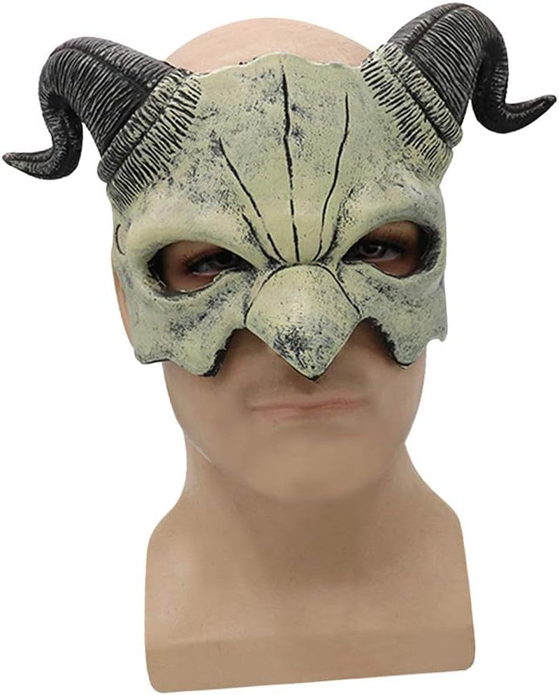 Halloween Devil Mask Ghost Half Face Mask Scary Mask Halloween Party Props Halloween Cosplay Costume Festival Masquerade Mask