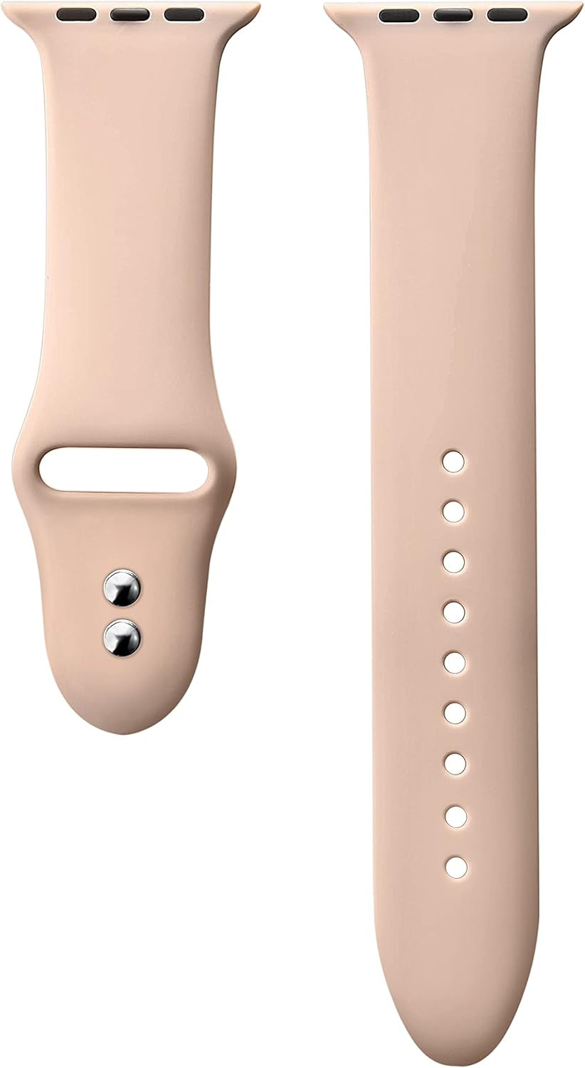 Compatible with Apple Watch Band 38Mm 40Mm 41Mm 42Mm 44Mm 45Mm,Women Mens Soft Cute Silicone Sport Iwatch Band Strap for Apple Watch Series 8/7/6/5/4/3/2/1/SE