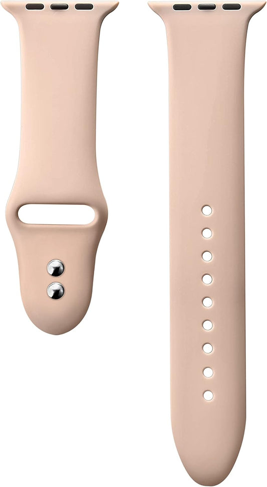 Compatible with Apple Watch Band 38Mm 40Mm 41Mm 42Mm 44Mm 45Mm,Women Mens Soft Cute Silicone Sport Iwatch Band Strap for Apple Watch Series 8/7/6/5/4/3/2/1/SE