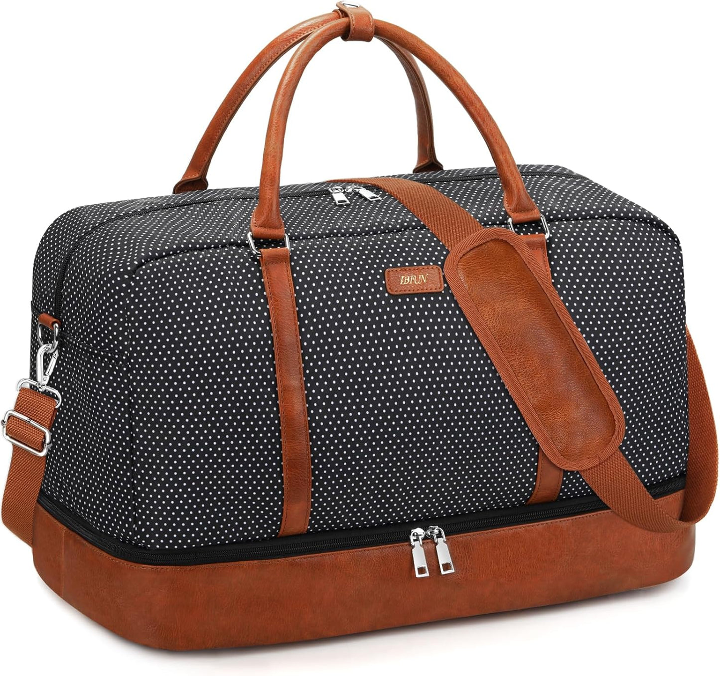 Weekender Bags for Women, 21" Weekender Travel Bag, Travel Duffle Bag with Shoe Compartment Carry on Overnight Duffel Bag for Weekend Travel Business Trip, 3PCS