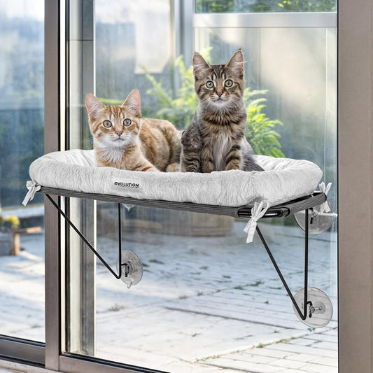 Window Cat Perch for Indoor Cats - Cat Hammock for Window, Heavy Duty Cat Window Perch, Cat Shelf Window Sill Cat Perch, Cat Window Seat for Indoor Cats, Cat Bed for Window Sill Perch, Cat Window Bed