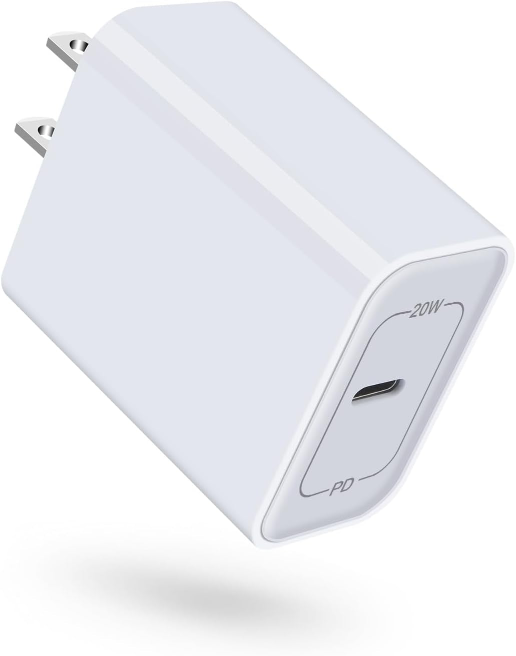 Iphone Fast Charger Block, 2Pack 20W USB C Power Adapter Type C Wall Charger for Iphone 16E/16/16 Pro/16 Pro Max/16 Plus/15/14/13/12/11/Pro/Max/Mini/Se/Xr/Xs, Samsung Galaxy A16 5G A15, Pixel 9 Pro XL
