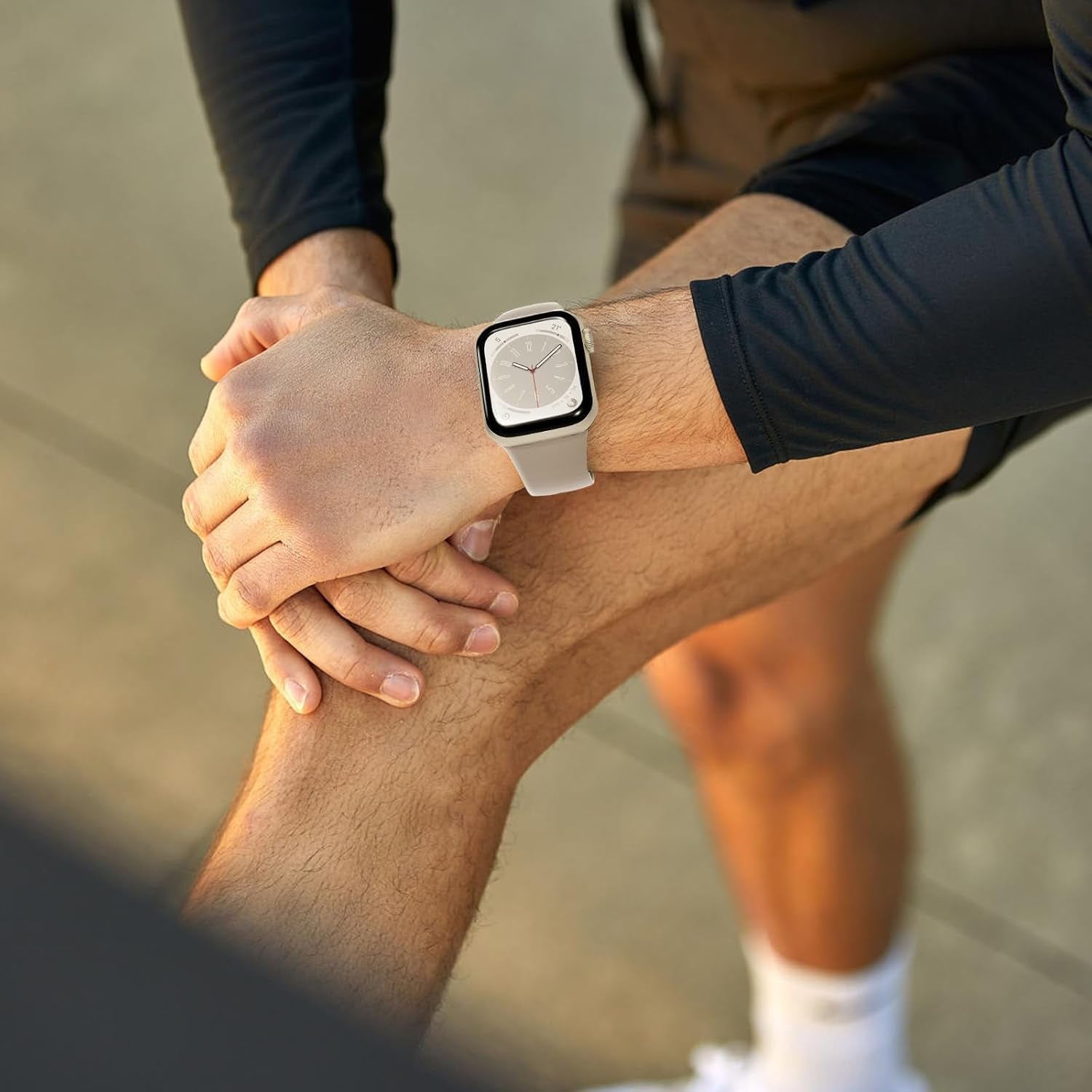 Sport Bands Compatible with Apple Watch Band 38Mm 40Mm 41Mm 42Mm 44Mm 45Mm 46Mm 49Mm,Soft Silicone Waterproof Strap Compatible with Iwatch Bands Series 9 Ultra 8 7 6 5 4 3 2 1 SE Universal