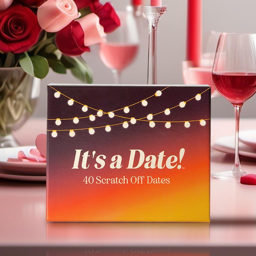 , 40 Fun and Romantic Scratch off Date Ideas for Him, Her, Girlfriend, Boyfriend, Wife, or Husband, Perfect for Date Night, Couples Gift for Valentine'S Day, Anniversaries, and Birthdays