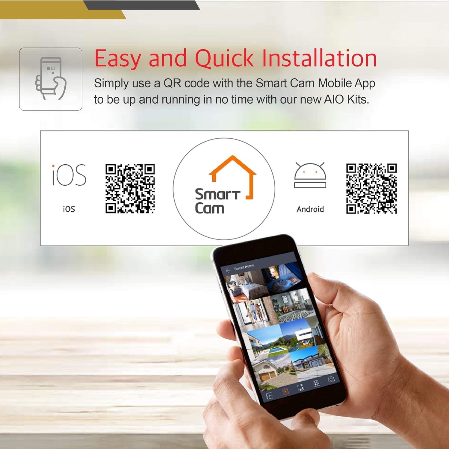 SNH-C6417BN -  Wisenet Smartcam 1080P Full HD Wi-Fi Camera