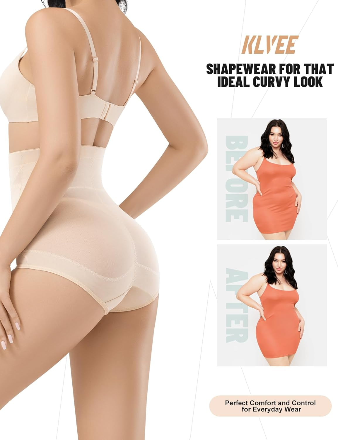 Shapewear Tummy Control Underwear High Waisted Girdle Body Shaper Butt Lifting Panties Spanks