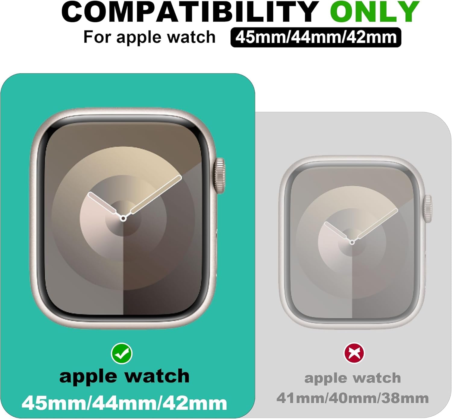 Rugged Watch Band Compatible with Apple Watch Series 9 Band for 45Mm 44Mm 42Mm SE 9/8/7/6/5/4/3 for Men (45Mm/44Mm/42Mm, Black)