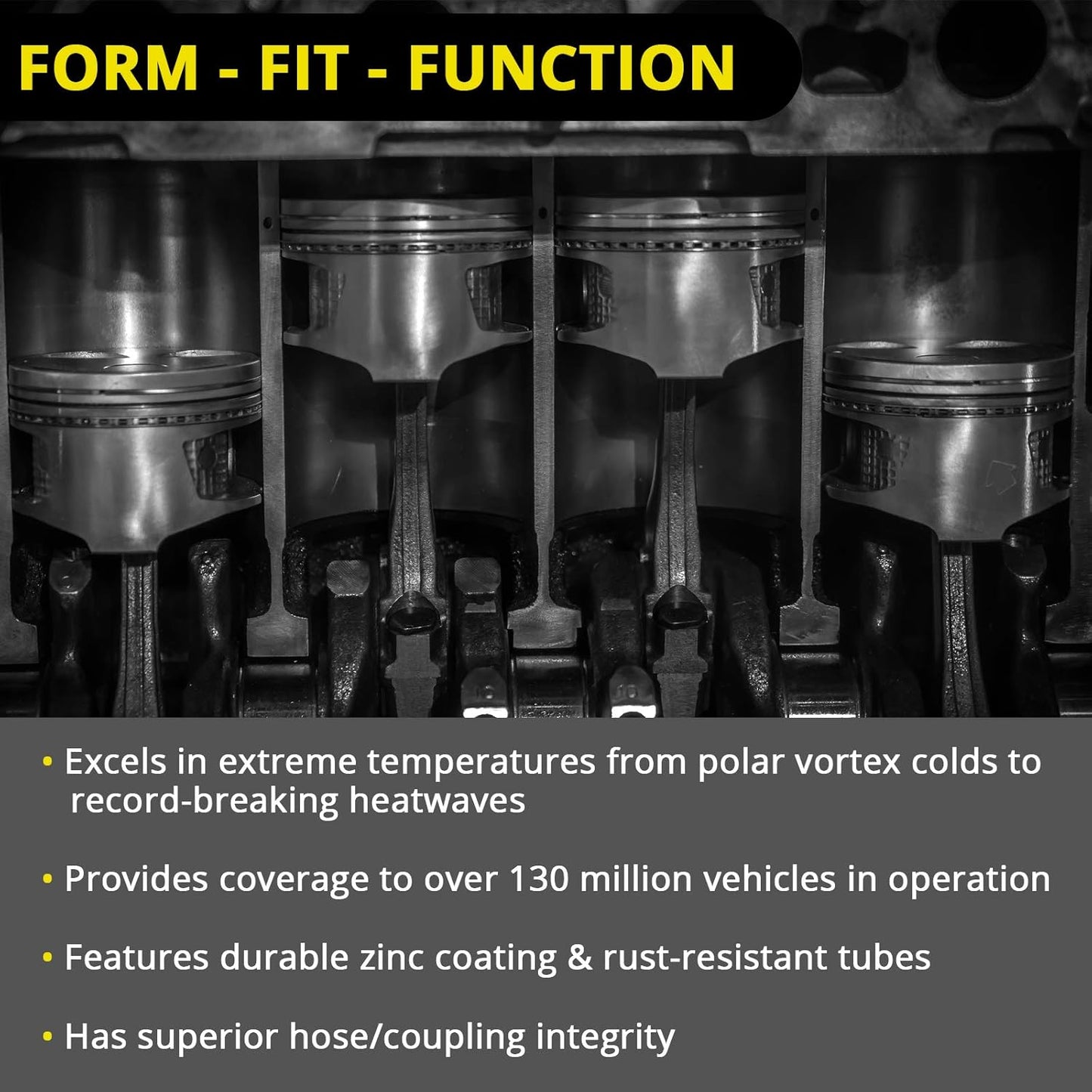 Elite 80235E Power Steering Pressure Hose - Car Accessories and Equipment, for 2002-97 Ford; Expedition, F Series, Lincoln Navigator Vehicles