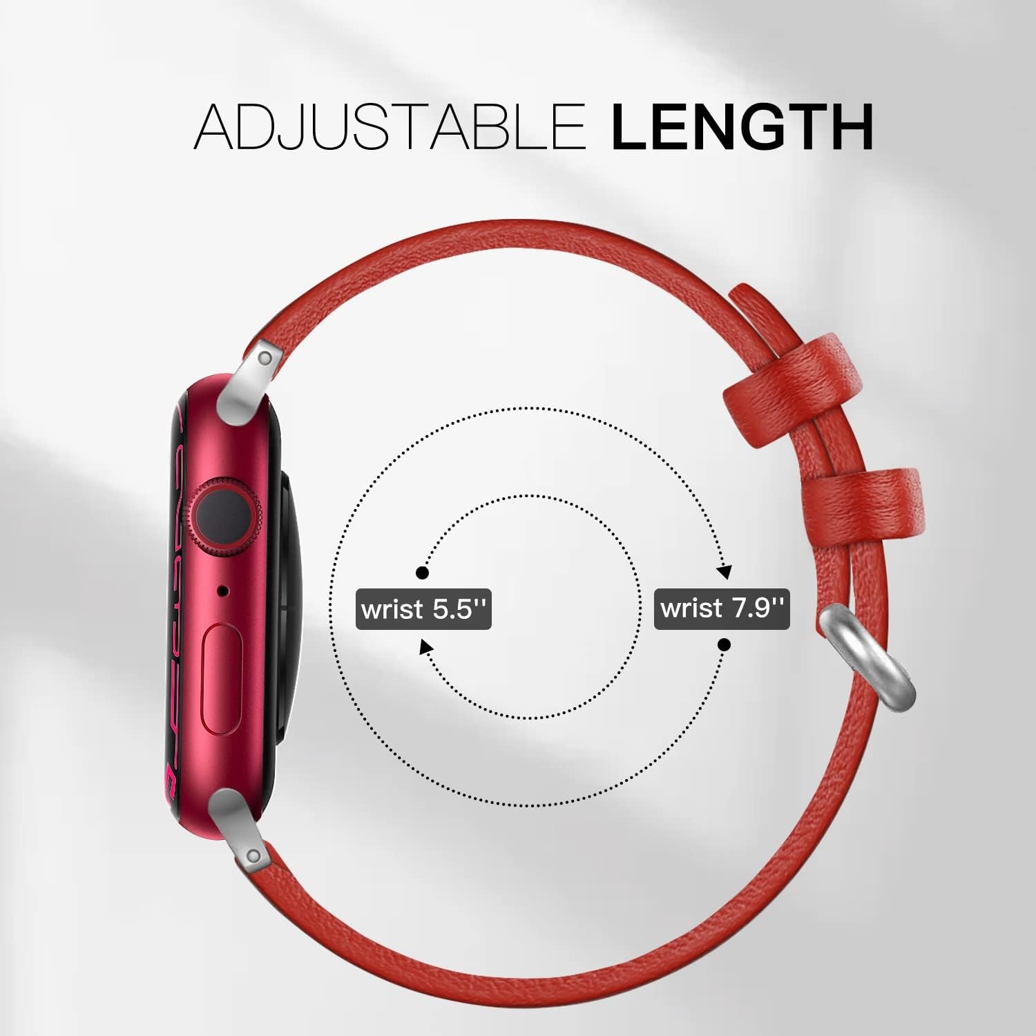 Leather Bands Compatible with Apple Watch 41Mm 38Mm 40Mm Band Women, Genuine Leather Band Replacement Strap Compatible for Iwatch Apple Watch Series 7 6 5 4 3 2 1 SE Sport Edition Women