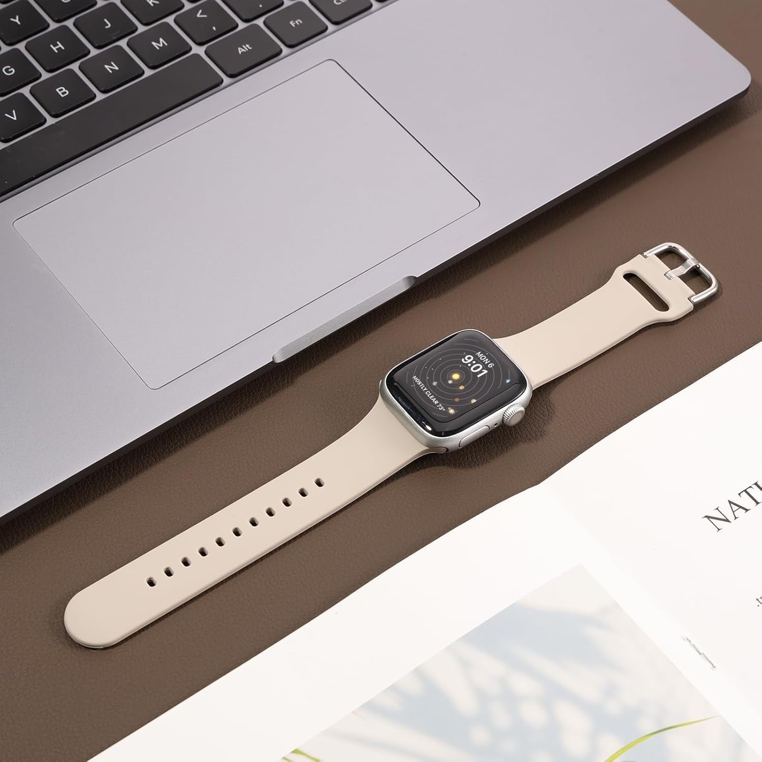 Silicone Band for Men and Women,Compatible with Apple Watch Band 38Mm 40Mm 41Mm 42Mm 44Mm 45Mm 49Mm,Sports Waterproof for Iwatch Bands Series 9 8 7 6 5 4 3 2 1 SE Ultra.