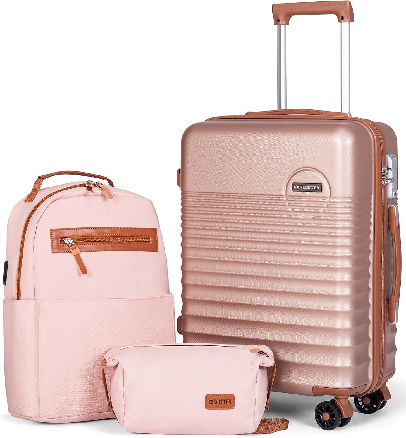 Luggage Sets 5 Piece, Suitcases with Wheels, Hardshell Suitcase Set, ABS Carry on Luggage Set with TSA Lock, Travel Luggage