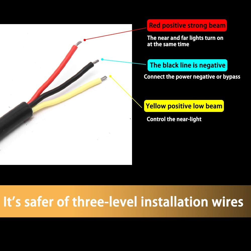 Led Work Light for Truck, 9 Inch 12-80V 84LED 32000Lm 250W Spot & Flood Combo off Road Light Bar Waterproof Led Driving Light Assemblies for Tractor Pickup Cabin Boat Car Jeep SUV ATV (Pair)