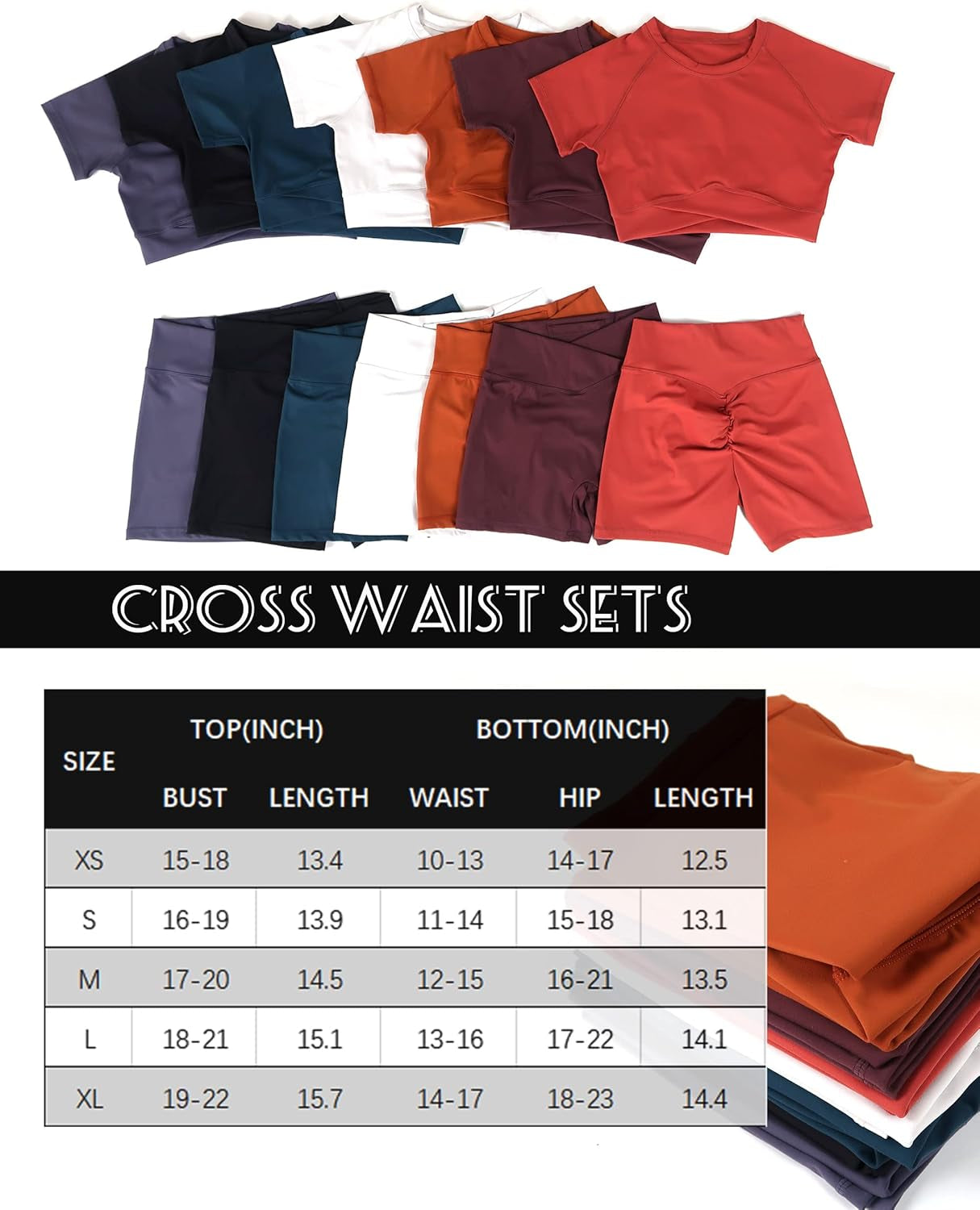 Snatched Waist Crossover Sets Naked Feeling Workout Gym Outfit Loungewear