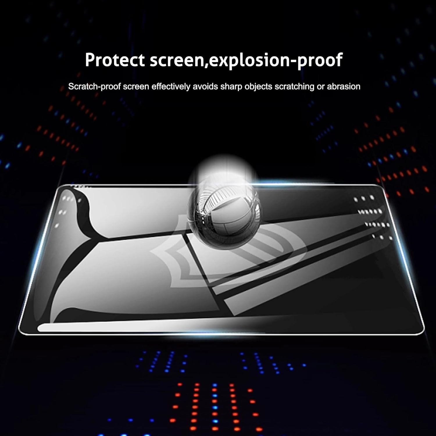 Tempered Glass Screen Protector for Tesla Model 3 2024 Highland Refresh Center Console Dashboard Touchscreen [15.4 Inch] with Auto Alignment Tool + Armrest Box Screen Protector [8 Inch]