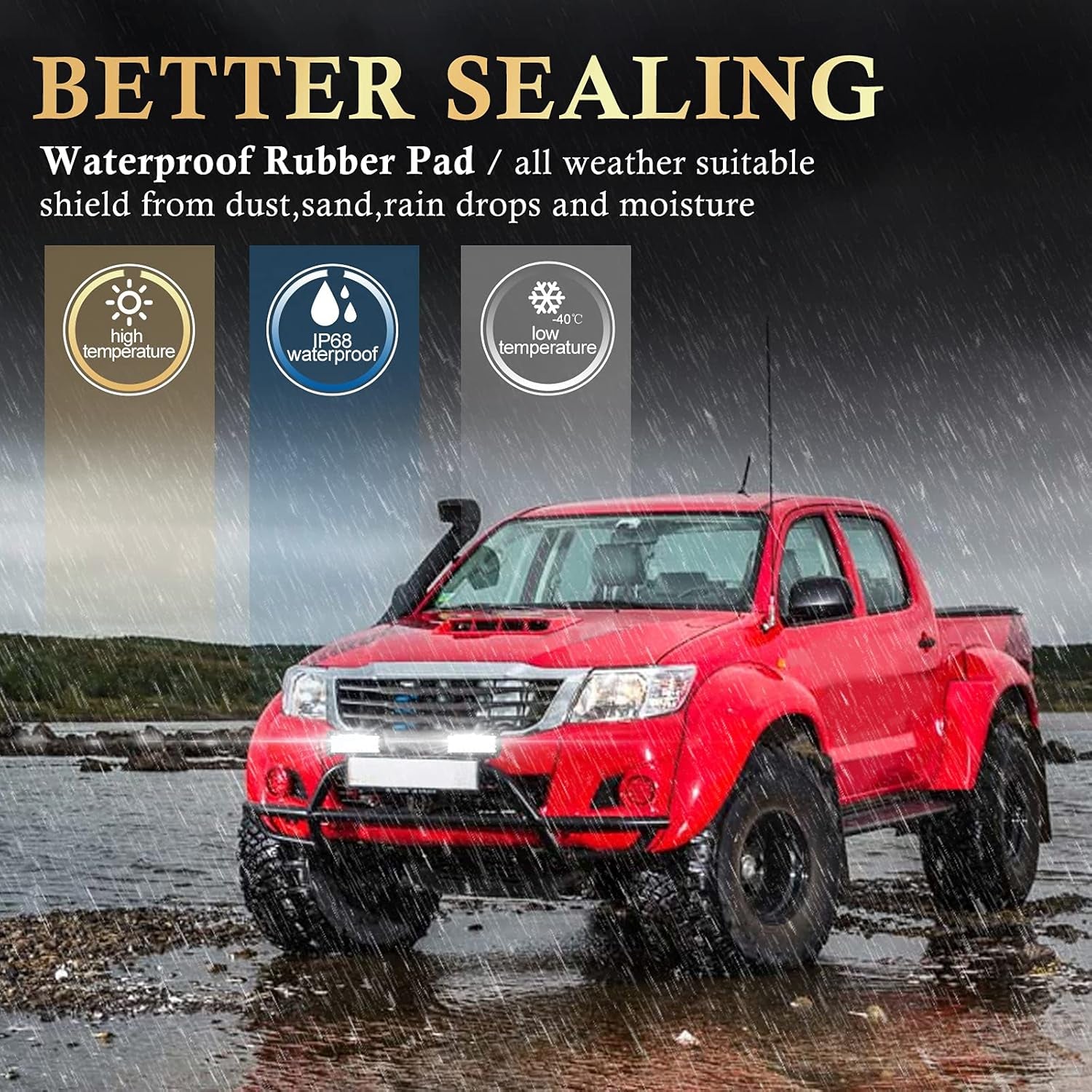 7" LED Light Pods with Wiring Harness Kit, 2 Pcs Spot Flood Beam 25000LM LED Light Bar Waterproof for Tractor ATV UTV Truck Boat off Road Driving Fog Bumper LED Work Lights