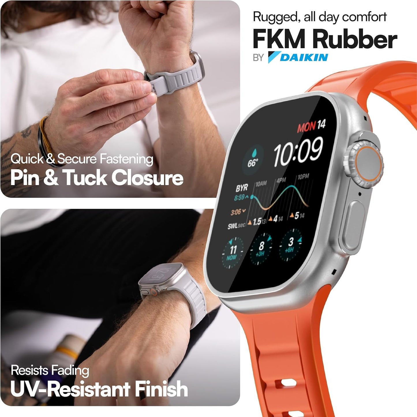 Journey Series FKM Apple Watch Strap