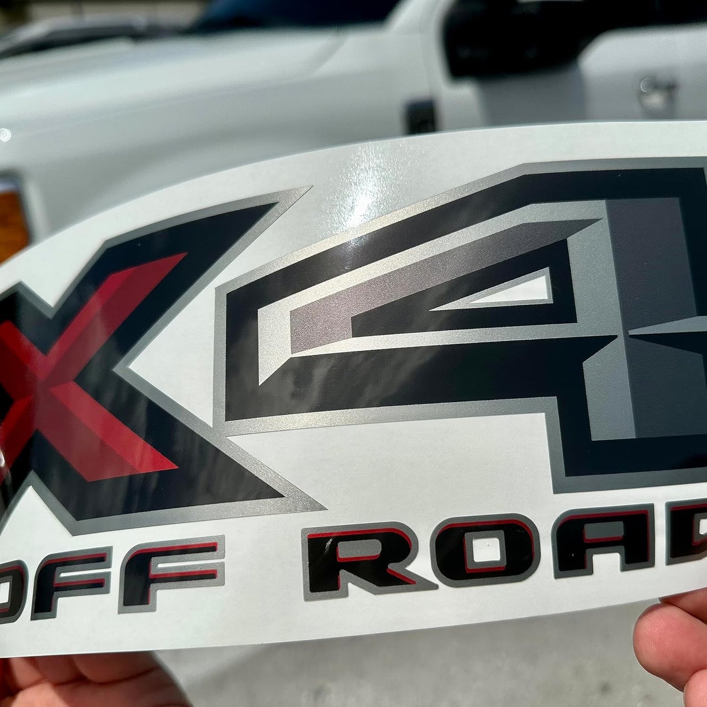 FX4 off Road Decal Replacement Sticker F150 Bedside F Truck Super Duty F250 F350 F450, Premium Series (Made in One Piece)