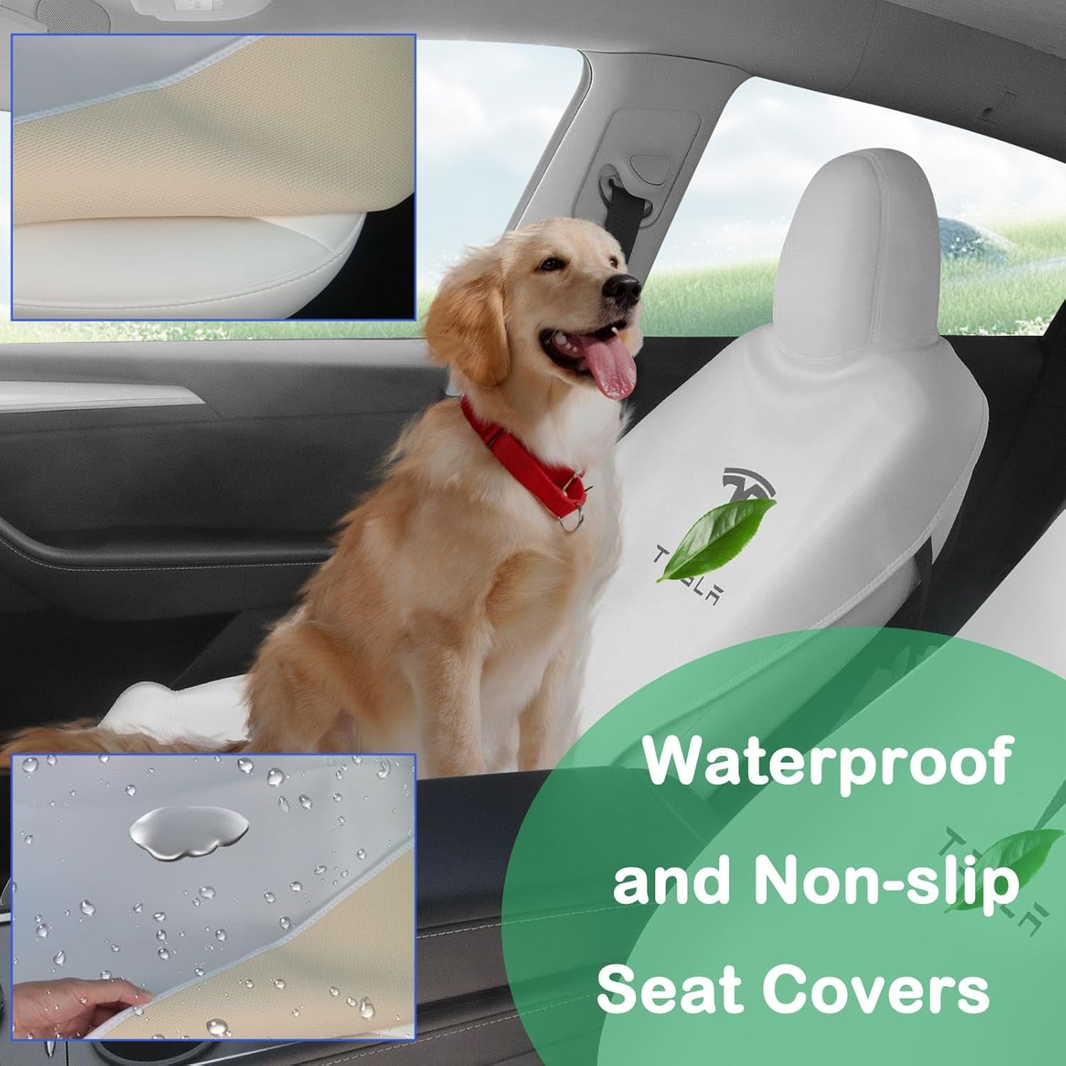 For Tesls Dog Seat Cover,Seat Protector for Tesla Model Y/3 Waterproof Child Seat Protect Accessories (1-Pack)