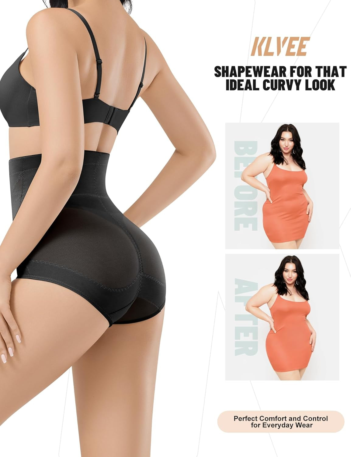 Shapewear Tummy Control Underwear High Waisted Girdle Body Shaper Butt Lifting Panties Spanks