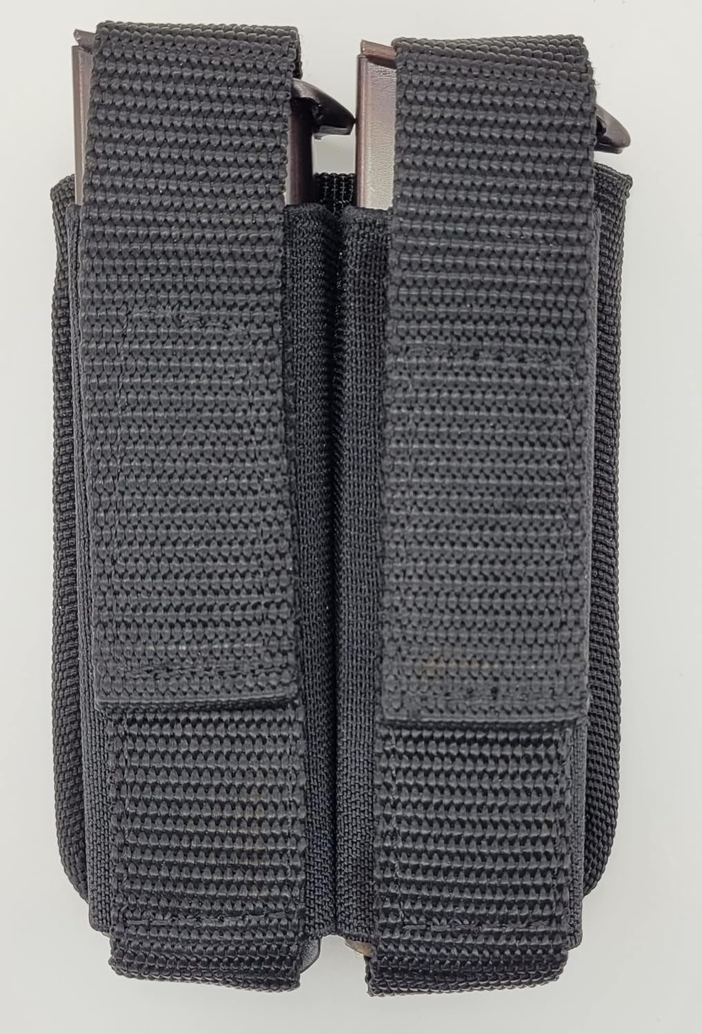 Magazine Pouch - Tactical Dual Stack Gun Mag Holster - Nylon Universal Belt Double Ammo Holder - Fits 9Mm .40 .380 10Mm for Glock Canik S&W M&P Sig Sauer Ruger Walther HK Pistols Etc - 4 Variation