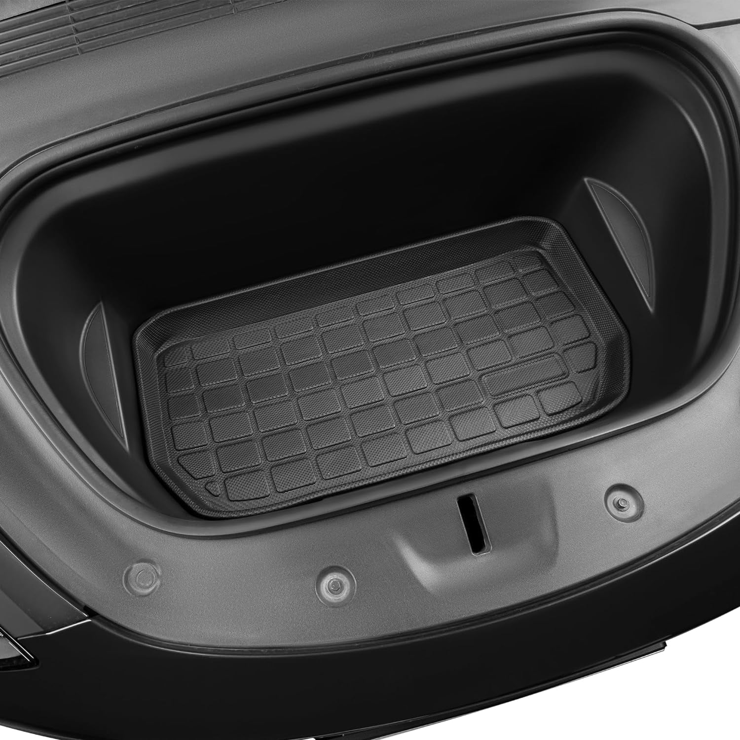 Floor Mats for Tesla Model Y 5-Seat 2021-2024 2025-100% Eco-Friendly - All Weather TPE Cargo Liner Trunk Accessories, Set of 6 Mats (Not Fit 7-Seat)