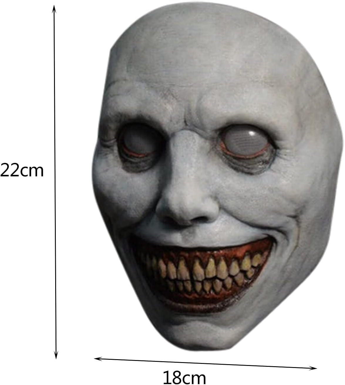 Halloween Mask Creepy Smiling Demons Halloween Costume Party Cosplay Props Scary Evil Mask Halloween Decorations