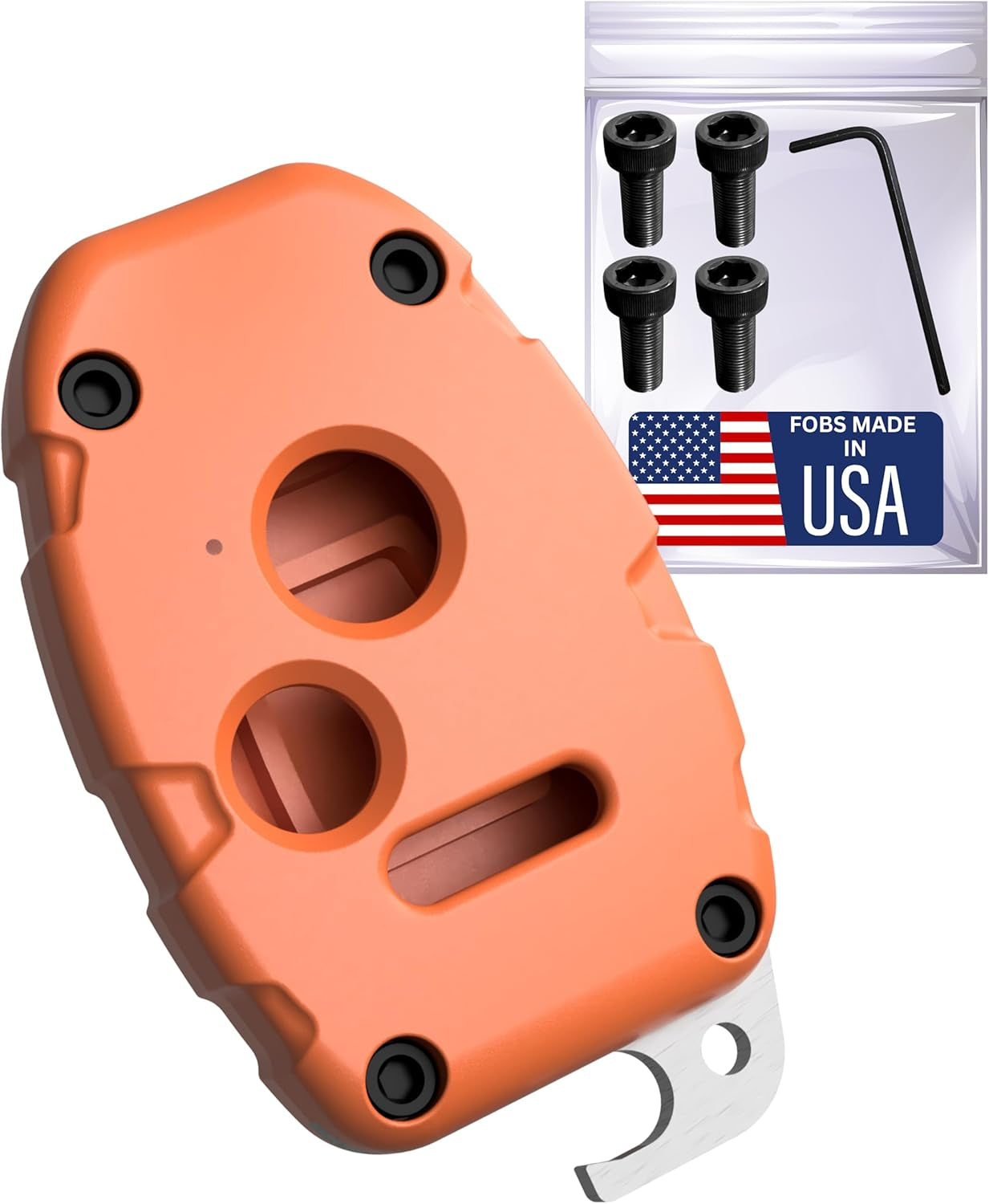 Honda Key Fob Shell Replacement - Durable Usa-Made Protection - Crack-Resistant & Sturdy - Seamless Fit for Honda Models - Enhanced Longevity & Functionality + Bottle Opener (Black, 4 Button)