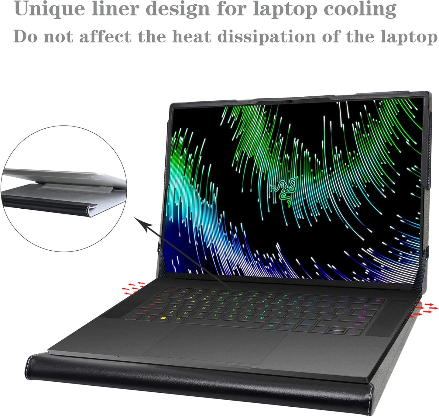 Protective Case for Lenovo Thinkbook 16P Gen 5/Ideapad Slim 3I 16 Gen 9,Case for Summit E16 Flip A13Vft/Prestige 16 A13Ucx/Prestige 16 Evo A13M,Case for Acer Travelmate P2 16 Tmp216-51,Black