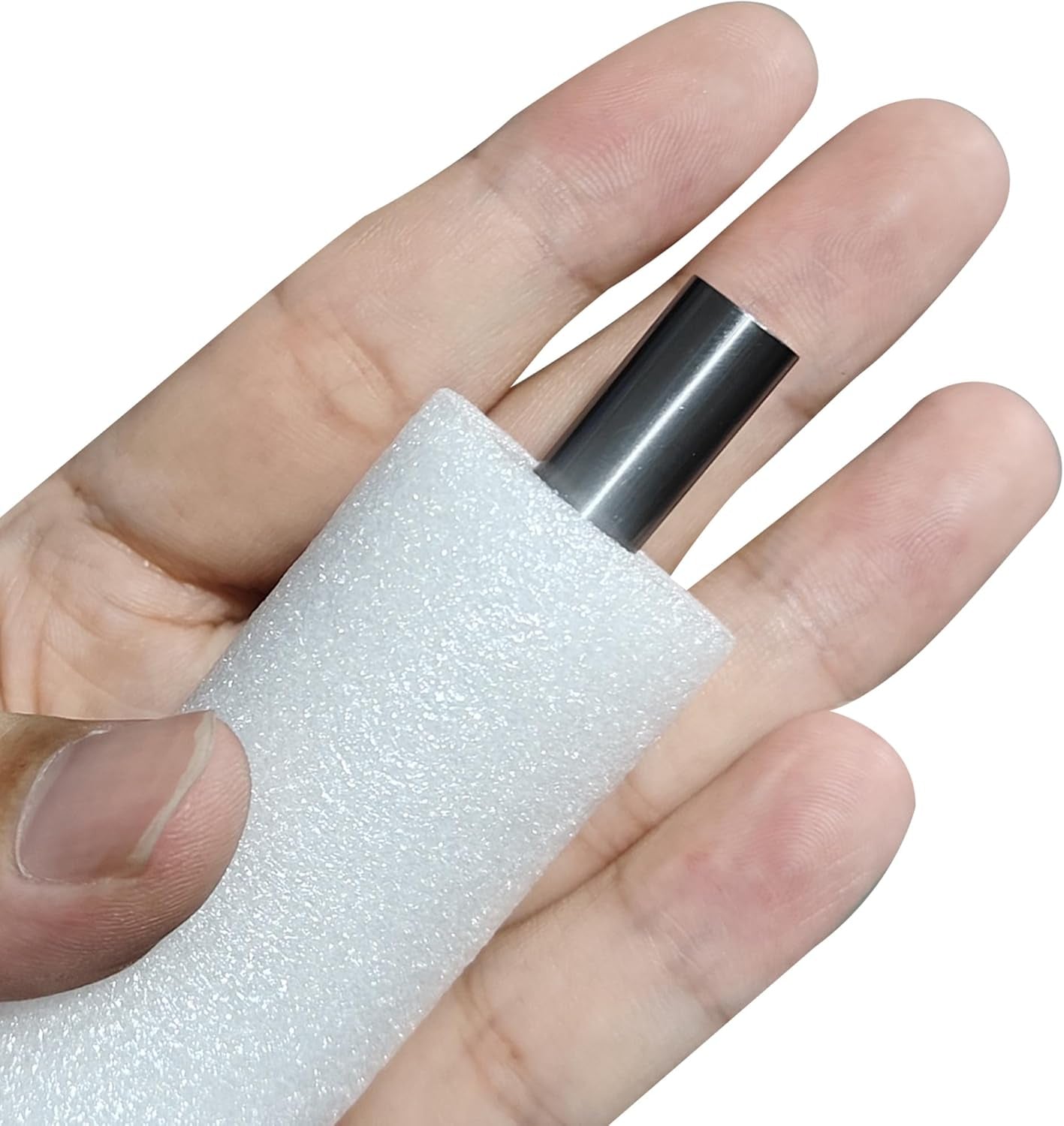 Foam Tube Pipe Insulation Freeze Protection Cover 3.28 Ft Length 0.39In ID 1.18In OD Pipe Insulation Kits White 4 Pack