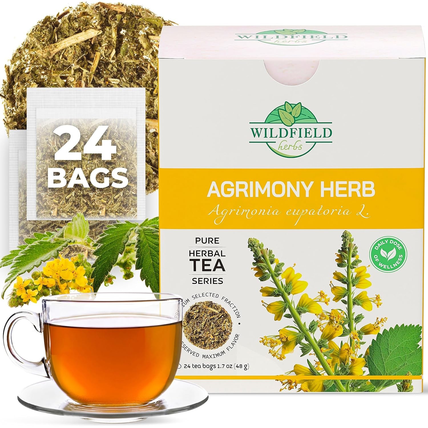 100 Bags Ginger Tea Bags Ginger Root Tea Dry Dried Herb (Zingiber Officinale) - 100 Count 1.5G Tea Bags Ginger Raíz De Jengibre TLBH