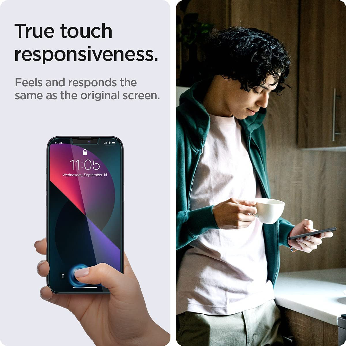 Tempered Glass Screen Protector [Glastr EZ FIT] Designed for Iphone 16E / Iphone 14 / Iphone 13 Pro/Iphone 13 [2 Pack]