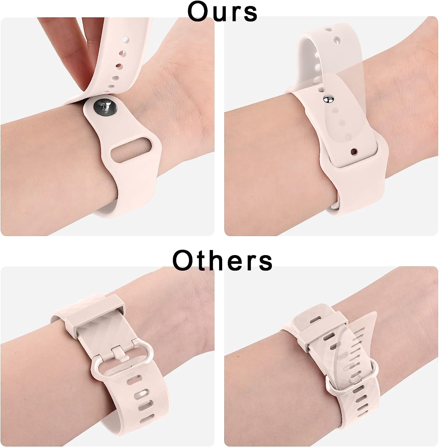 Bands Compatible with Samsung Galaxy Watch 4 Band 40Mm 44Mm, Galaxy Watch 4 Classic Bands 42Mm 46Mm, 20Mm Soft Silicone Sport Replacement Strap for Galaxy Watch 4 Band Women Men