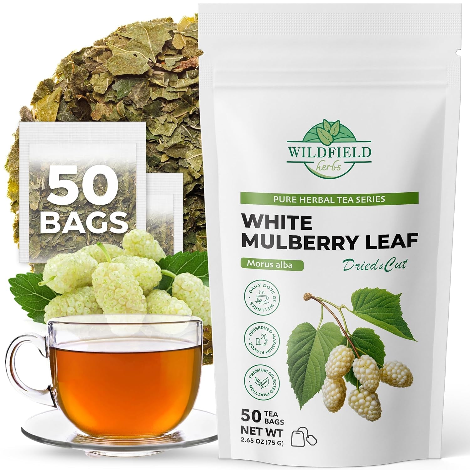 100 Bags Ginger Tea Bags Ginger Root Tea Dry Dried Herb (Zingiber Officinale) - 100 Count 1.5G Tea Bags Ginger Raíz De Jengibre TLBH