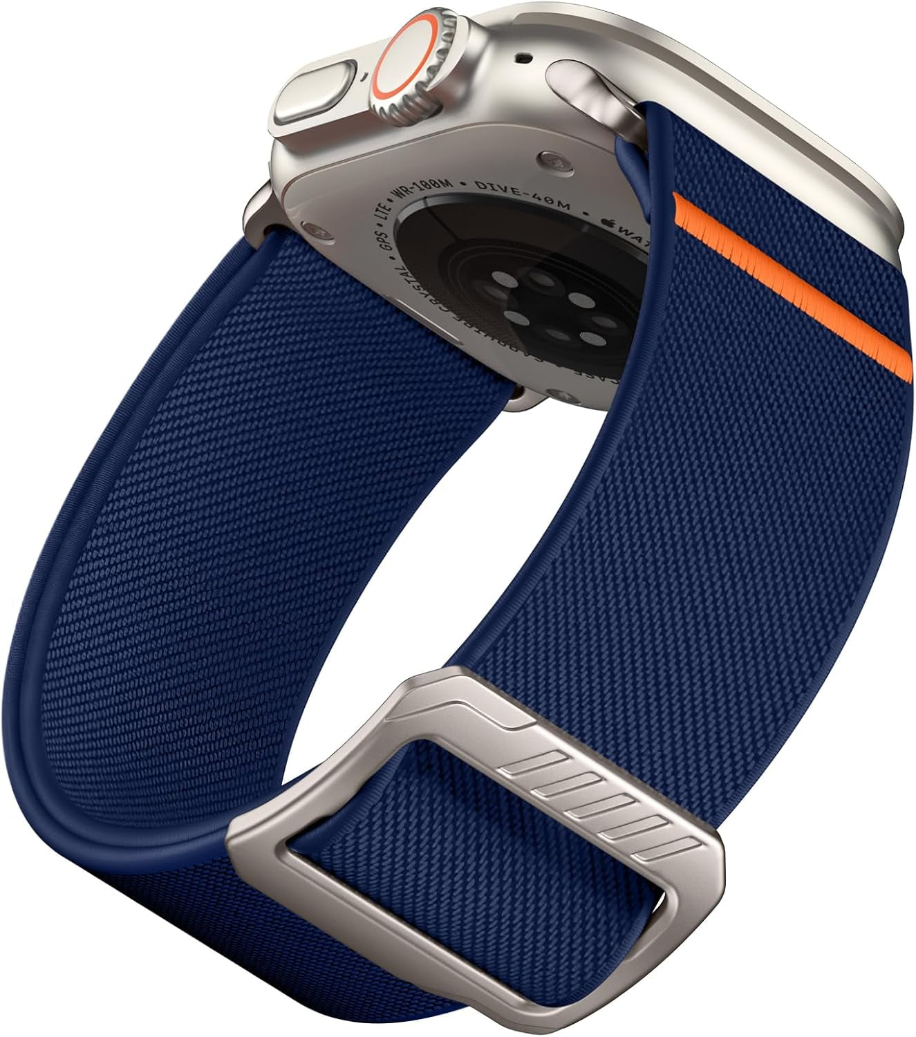 Elastic Sport Bands Compatible with Apple Watch Ultra 2 Band/Ultra Band 49Mm, Iwatch Series 10/9/8/7/6/5/4/3/2/1/SE 42Mm/44Mm/45Mm/46Mm/49Mm Stretchy Nylon Solo Loop Wide Replacement Strap Men Women