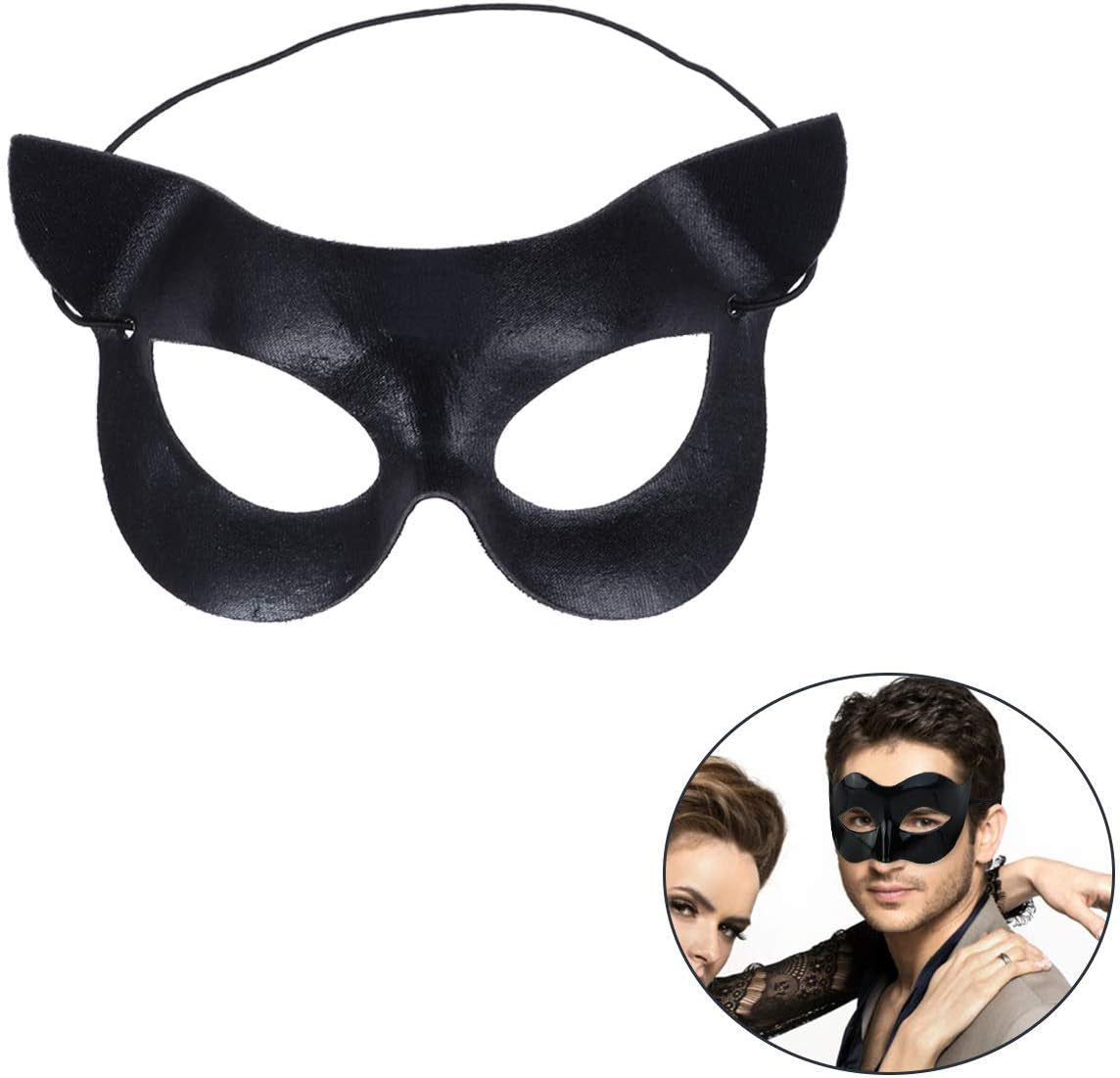 Halloween Costumes Mask,Halloween Masquerade Mask,Cat Eye Half Mask