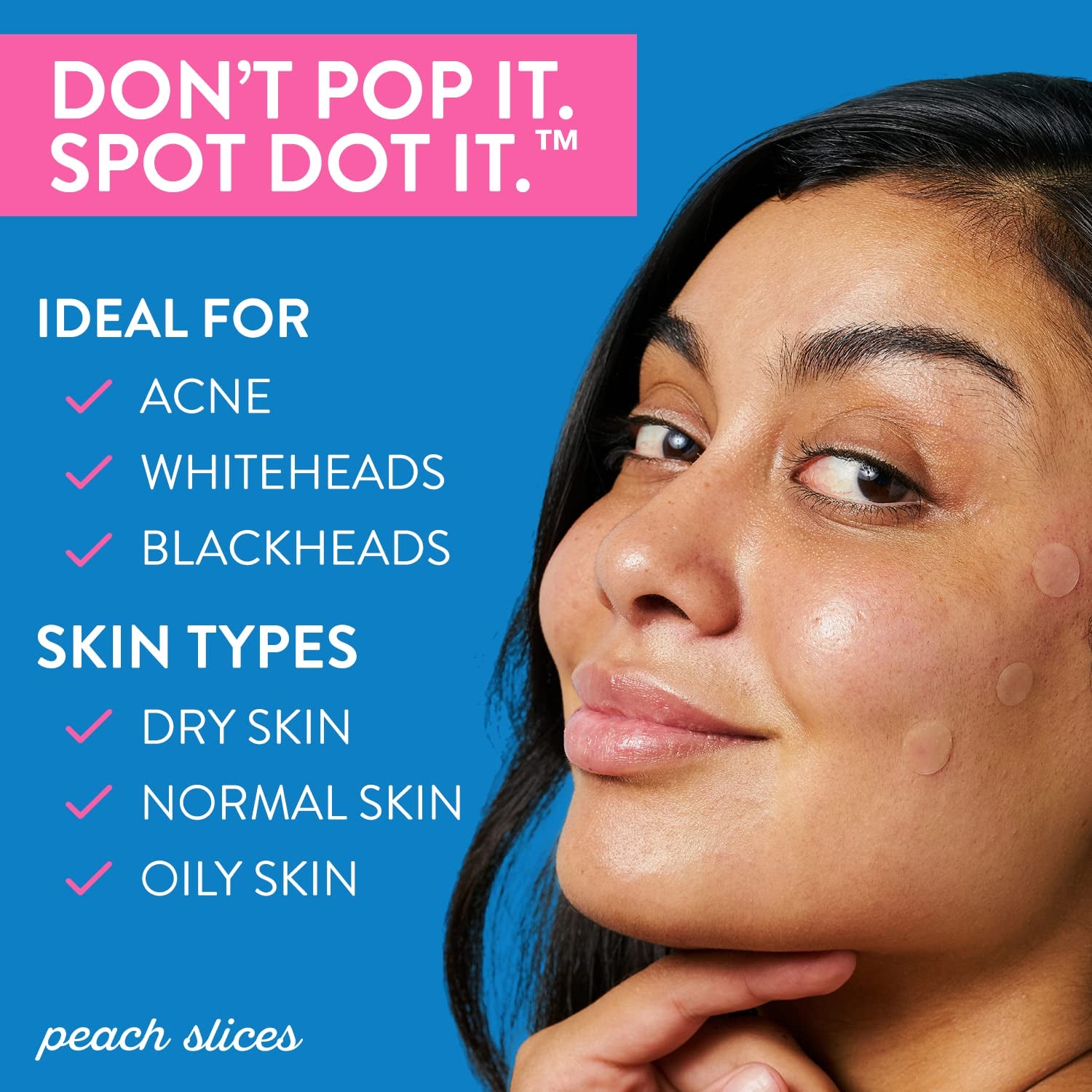| Acne Spot Dots | Hydrocolloid Acne Patches | for Zits, Blemishes, & Breakouts | Vegan | Cruelty-Free | Pimple Patches | Facial Skin Care Products | 3 Sizes (7Mm, 10Mm, & 12Mm) | 30 Ct