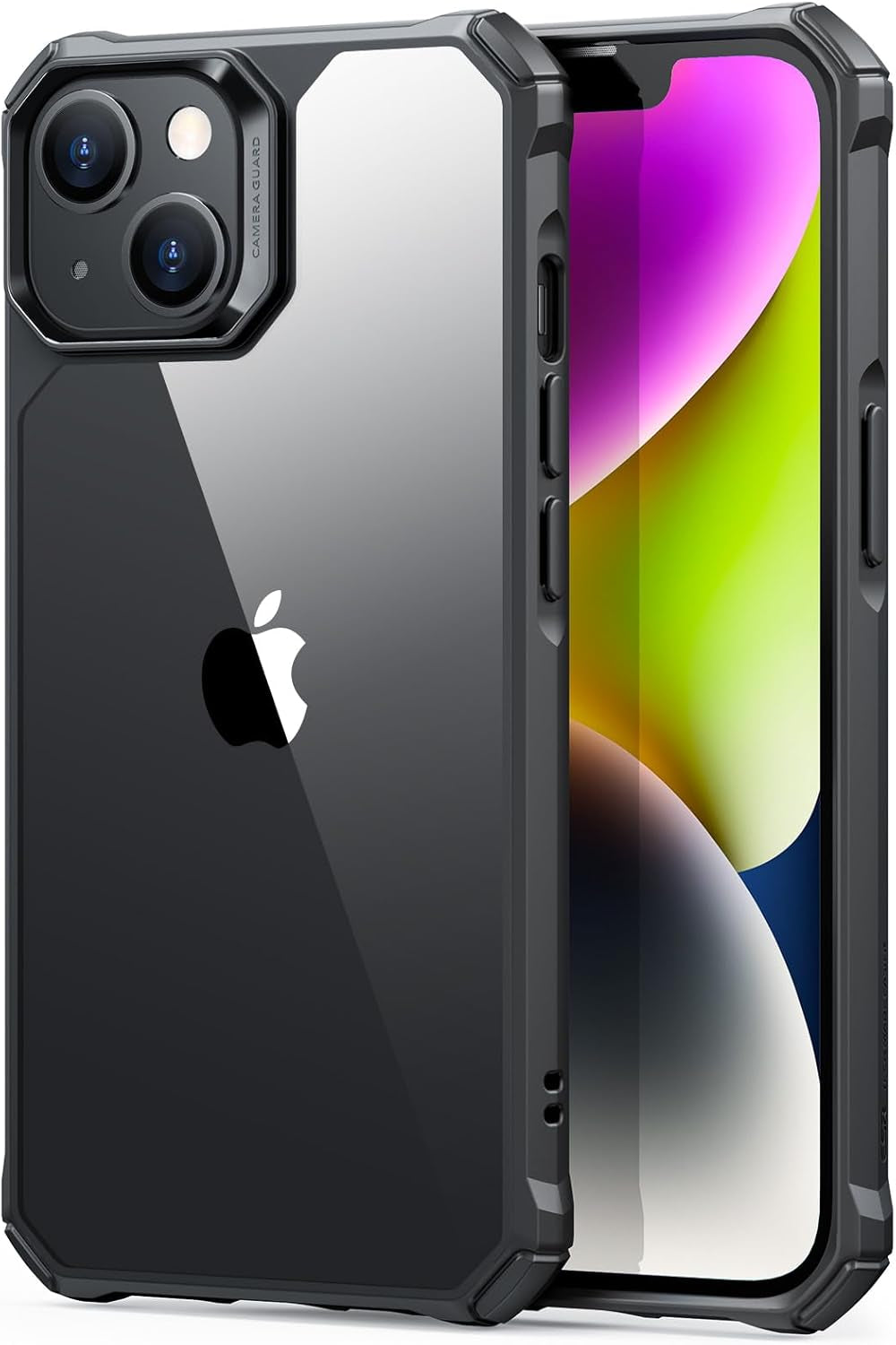 for Iphone 16E Case, 23FT Military-Grade Drop Protection, Heavy Duty Magnetic Phone Case for Iphone SE 4, Compatible with Magsafe Accessories, Cyber Series, Black