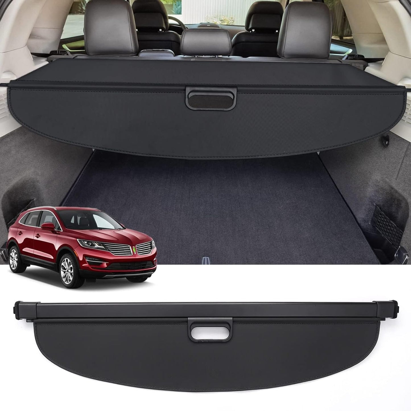 Cargo Cover for 2019-2024 2025 Toyota RAV4 Accessories Trunk Cover Retractable Trunk Shielding Shade Cargo Luggage Cover No Gap