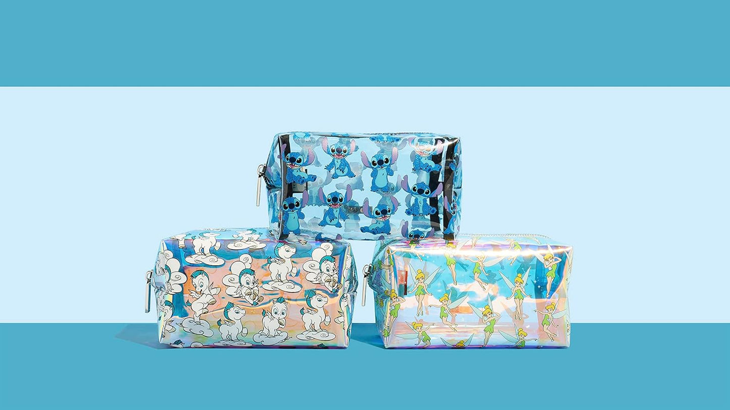 Stitch Pencil Case - Lilo and Stitch Gifts for Girls, Stitch Stuff, Clear Lilo and Sitch Travel Makeup Bag for Girls, Easy Glide Zipper, Official Disney Cute Gifts UK UK