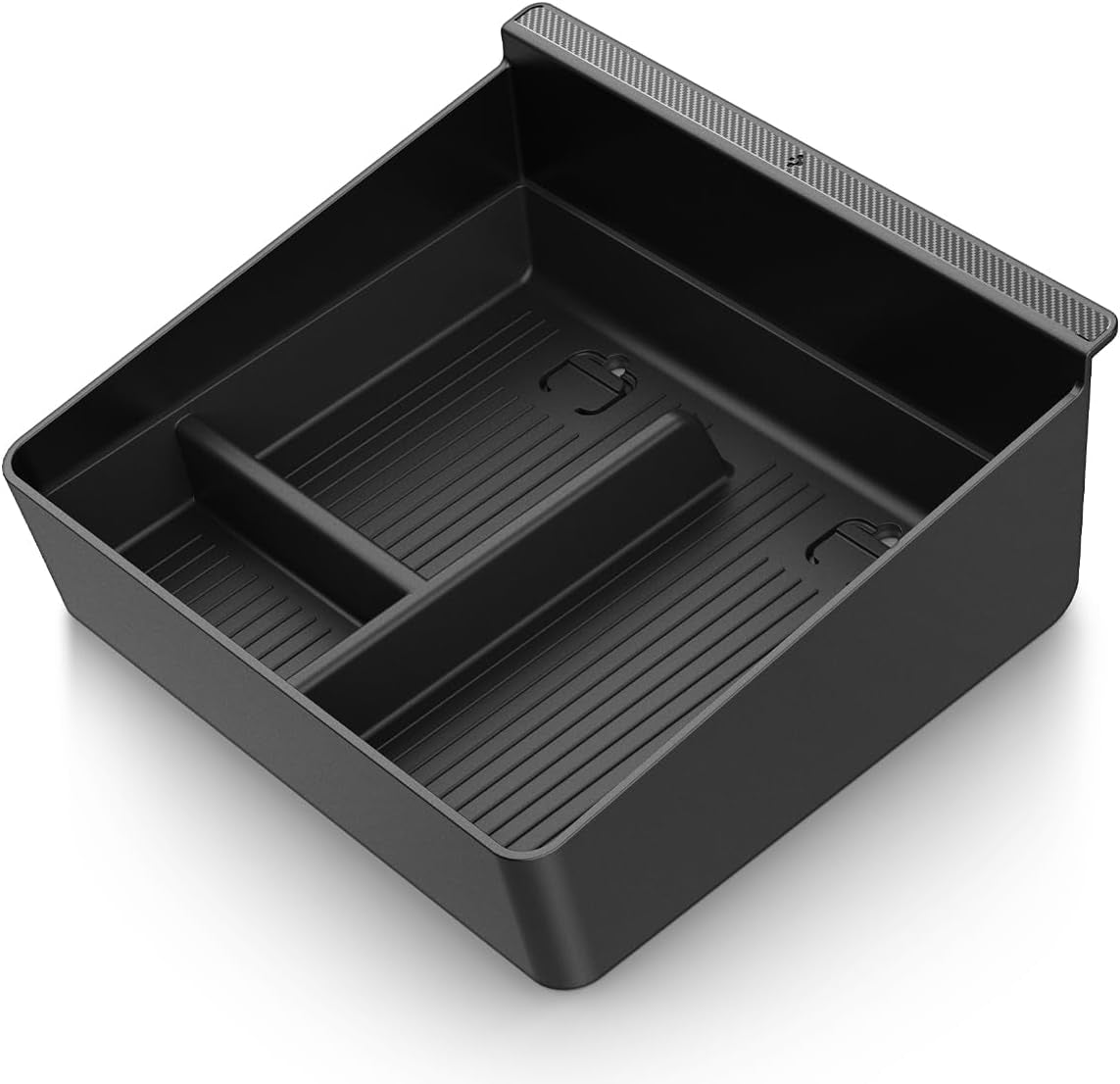 Center Console Organizer Tray(Carbon Edition) Designed for Tesla Model 3 2024 Refresh with Smooth Slide Technology