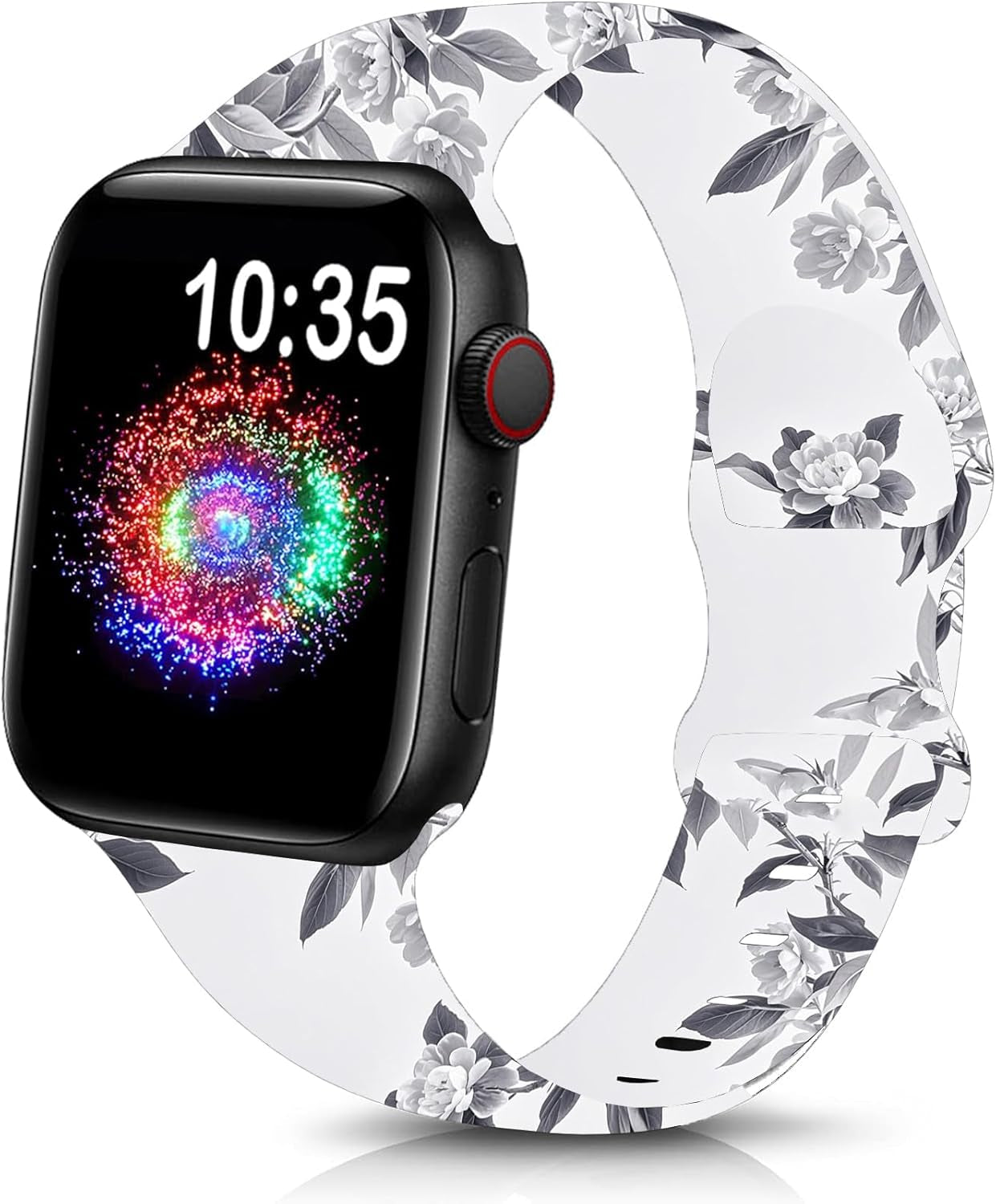 Cute Sport Wristband Compatible with Apple Watch Band 40Mm 44Mm 46Mm 41Mm 45Mm 38Mm 42Mm 49Mm,Soft Silicone Replacement Strap for Iwatch Series 10 9 Ultra SE 8 7 6 5 4 3 2 1 for Women Men