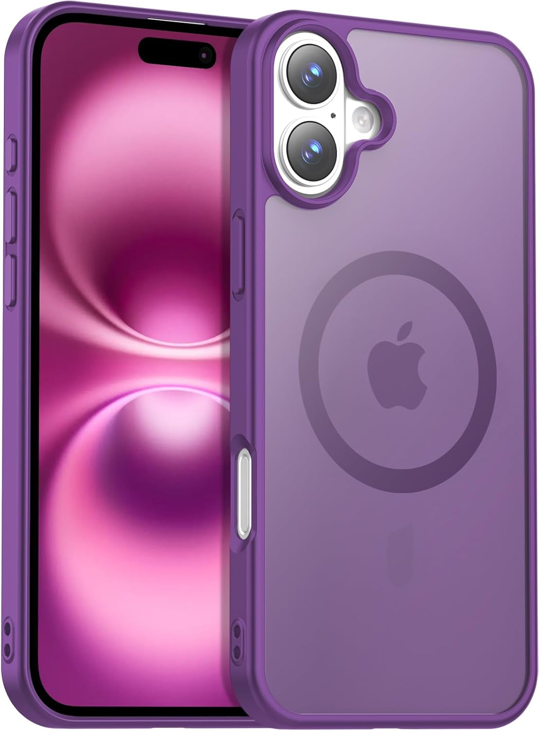 for Iphone 16E Case, [Compatible with Magsafe][Anti-Yellowing][Military-Grade Protection] Shockproof Slim Magnetic Phone Sleeve for Iphone 16E 6.1'', Clear