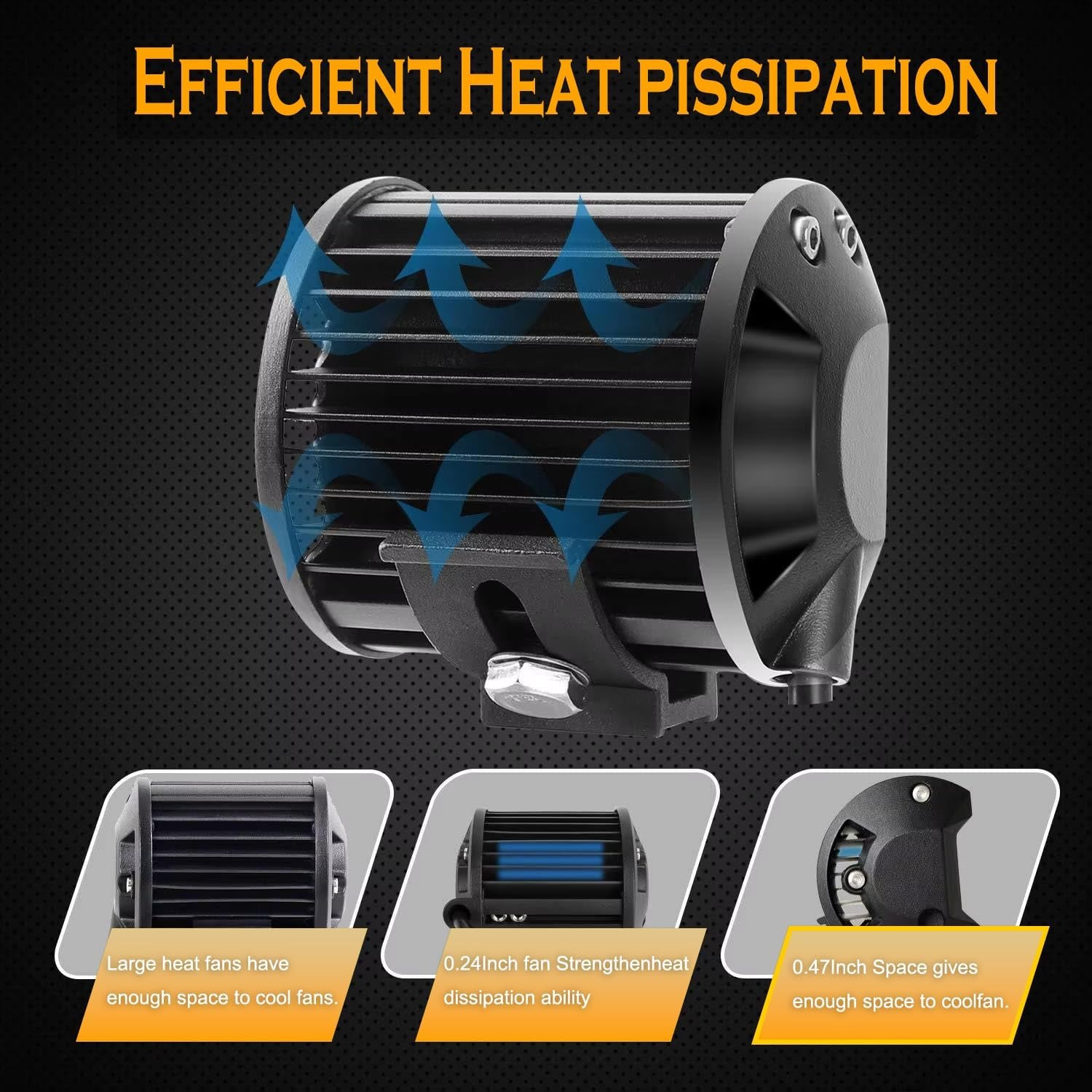 LED Pods 10PC 72W LED Light Bar 12/24V LED Work Light Square LED off Road Lights Cube LED Lights for Service Truck ATV UTV Boat Pickup Golf Cart Snow Blower