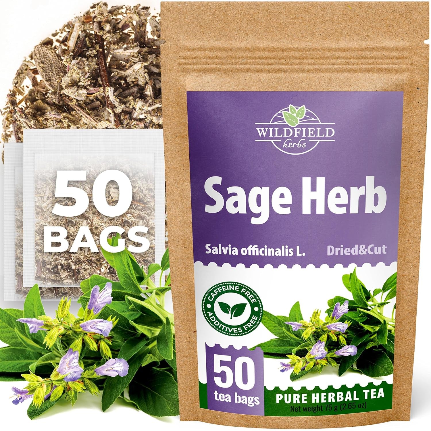 100 Bags Ginger Tea Bags Ginger Root Tea Dry Dried Herb (Zingiber Officinale) - 100 Count 1.5G Tea Bags Ginger Raíz De Jengibre TLBH
