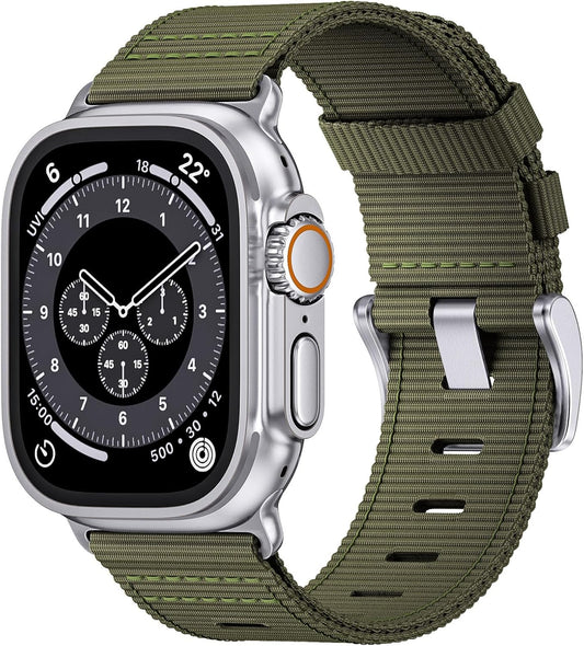 Nylon Quick Release Watch Bands for Apple Watch 49Mm 46Mm 45Mm 44Mm 42Mm, Adjustable Breathable Replacement Nylon Sport Loop Watch Straps for Apple Watch Ultra Band 10/9/8/7/6/Se/5/4/3/2/1/Ultra 2