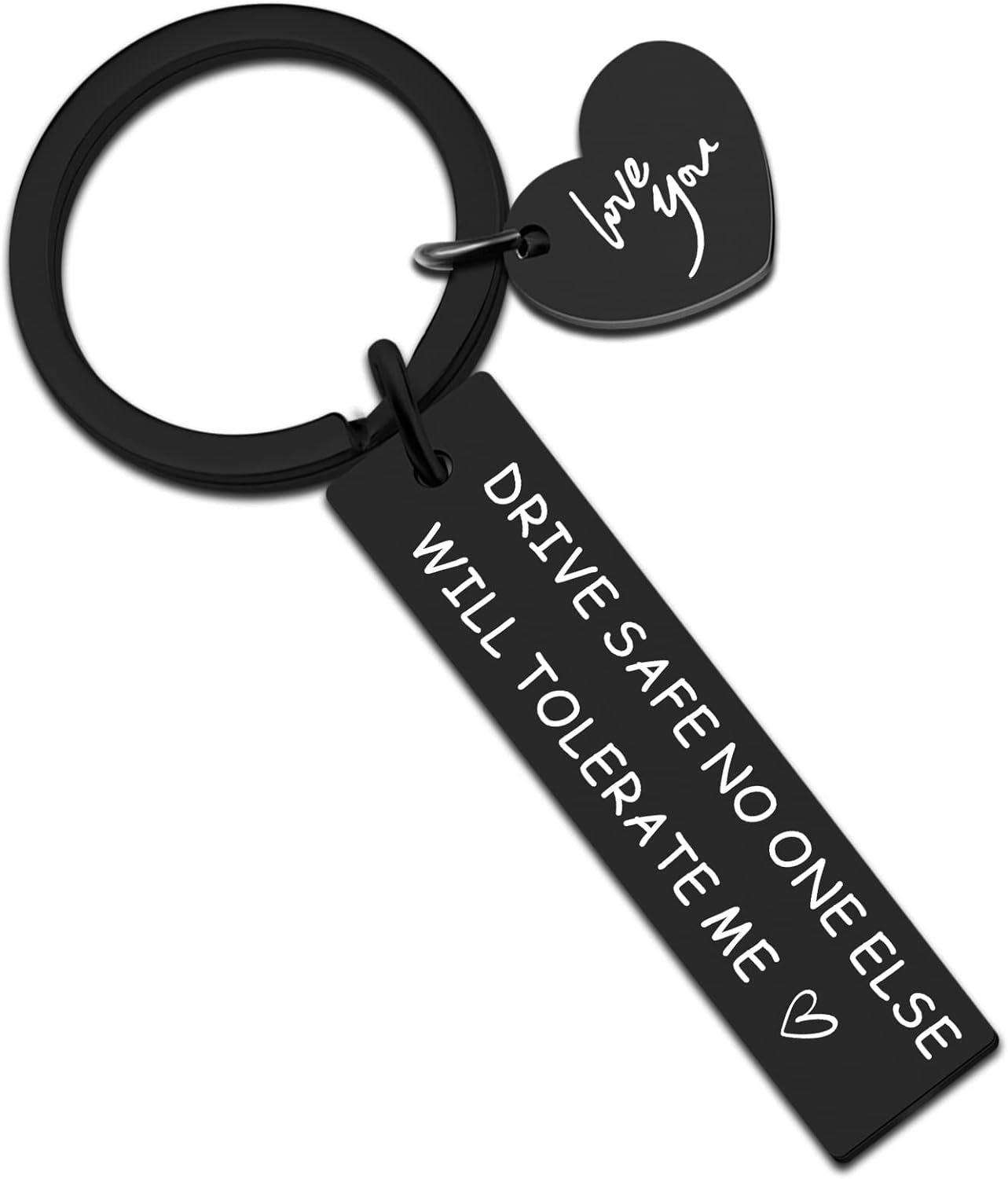 Drive Safe Keychains for Boyfriend Husband Gifts Birthday or Anniversary Presents for Husband Wife Girlfriend Family